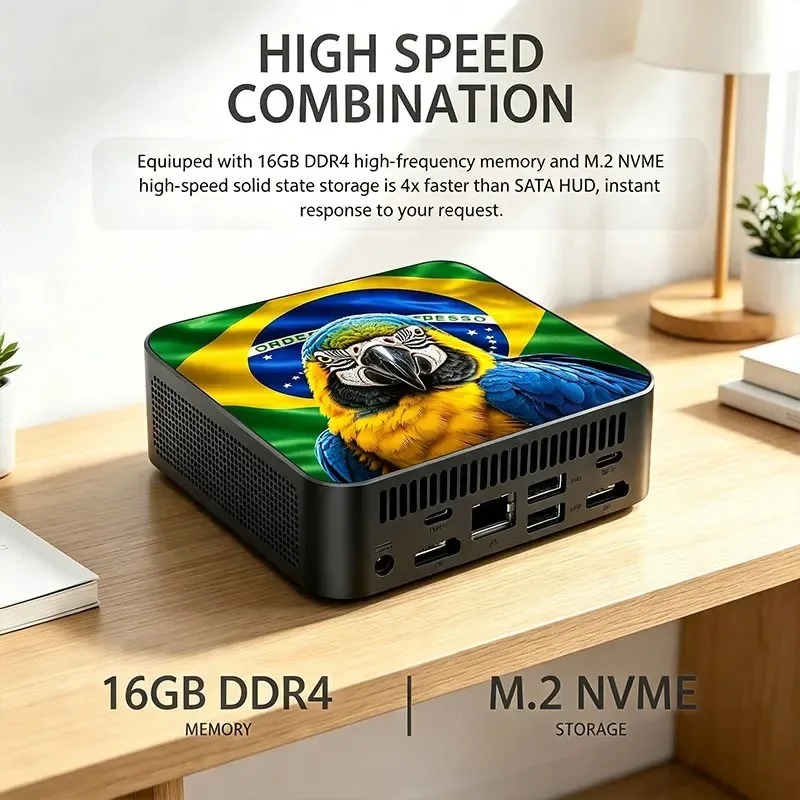Mini PC con Bandera de México  - Ssd 2Tb reseña y precio