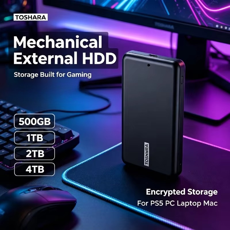 SSD Portátil TOSHARA A5 de 4TB - Ssd 500Gb reseña y precio