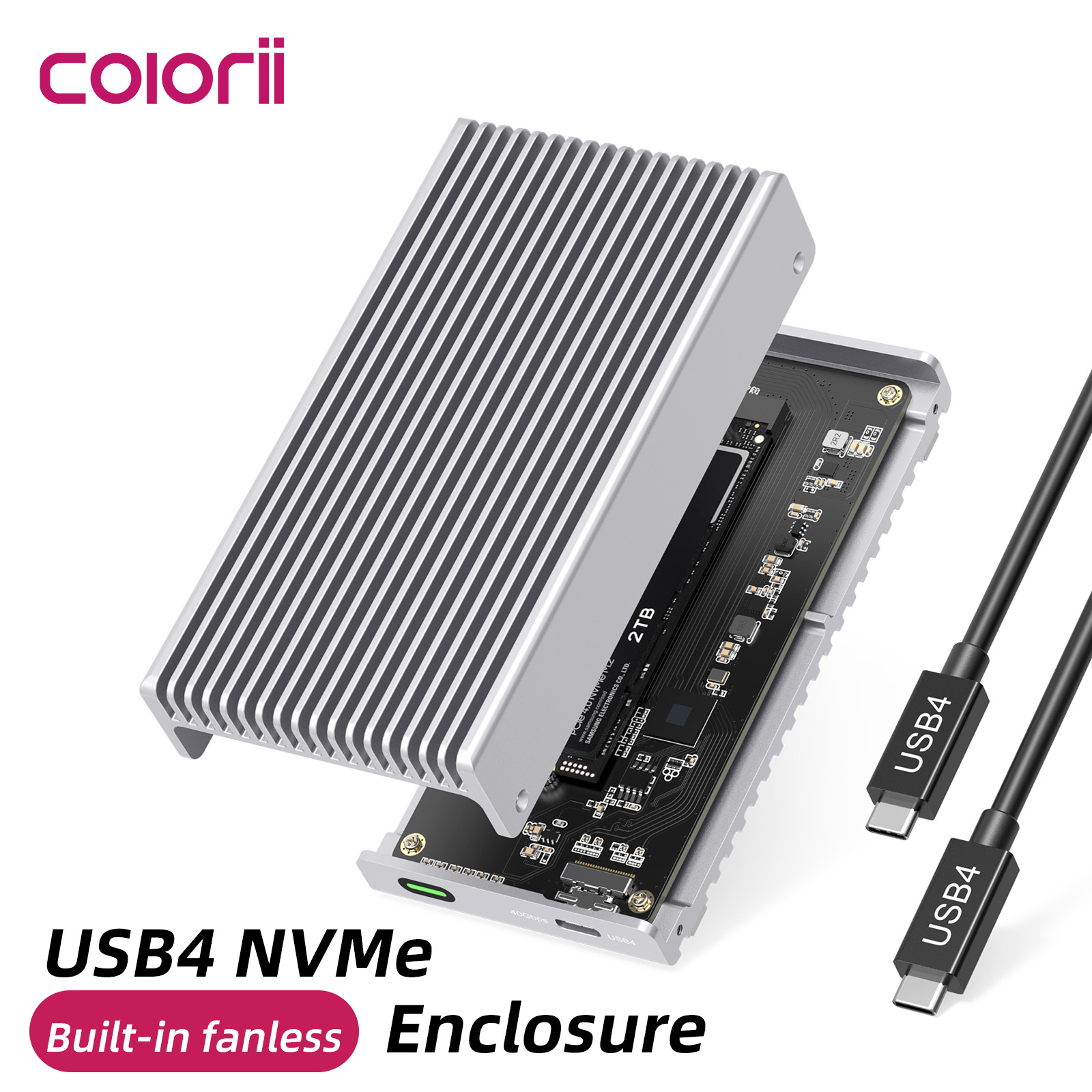 Caja SSD externa Thunderbolt U - Usb4 40Gbps External Ssd 8Tb reseña y precio