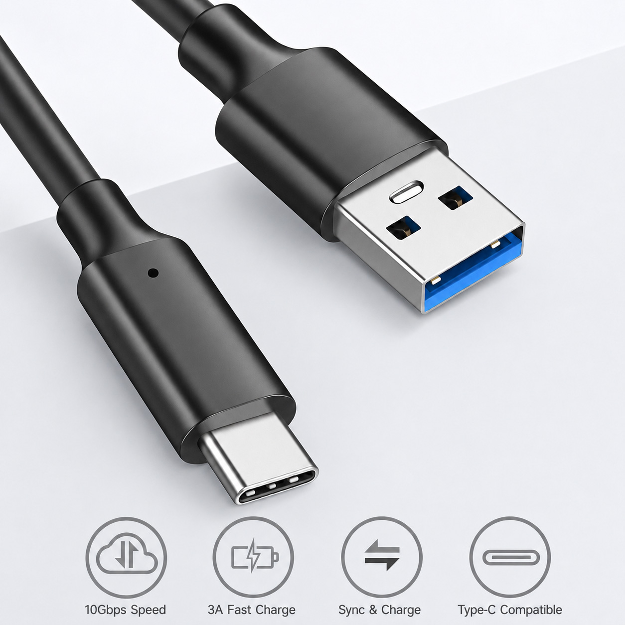 Cable USB 3.2 Tipo C a A, 10 G - Samsung Ssd reseña y precio
